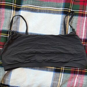 SKIMS black nursing bra.